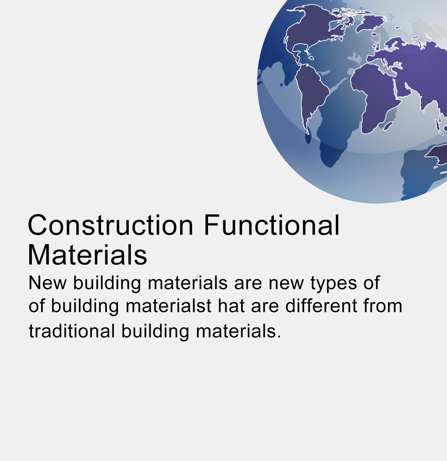 Construction Functional Materials